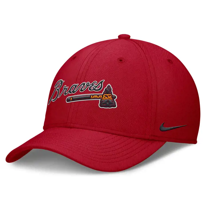 Atlanta Braves MLB Classic Virgule Nike Rouge