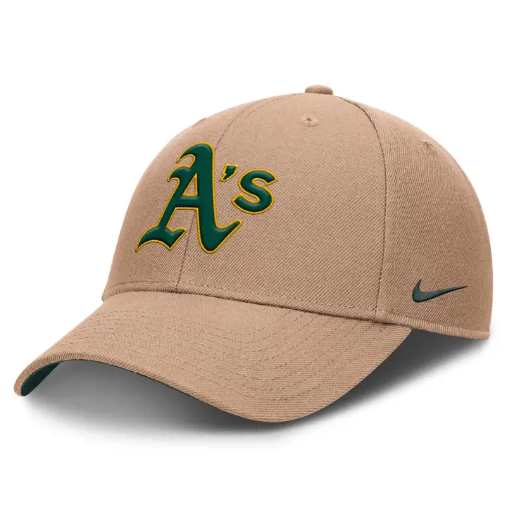 Oakland Athletics MLB NK Club Structured Chanvre TAN