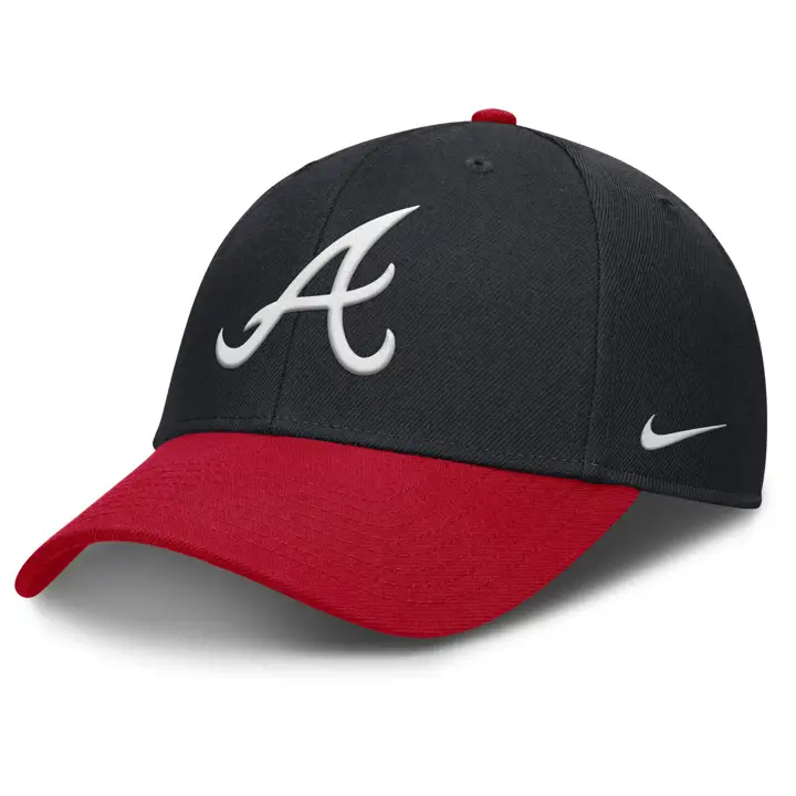 Atlanta Braves MLB NK Club Structured OFR NAVY/RED