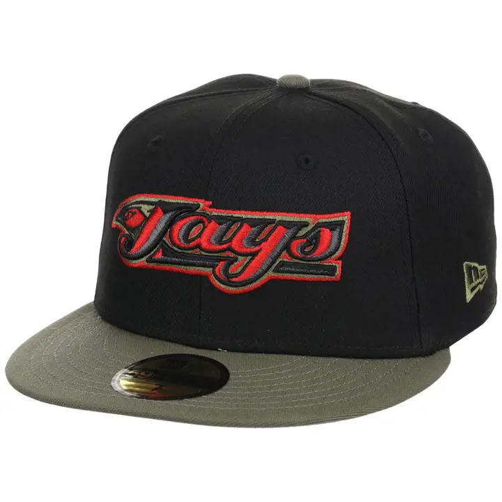 Toronto Blue Jays MLB Olive 59FIFTY blk/ olv/ gry