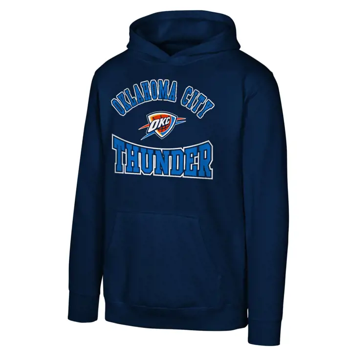 THUNDER NBA JEUNES BF DOMICILE HOODIE MARINE MOT-SYMBOLE