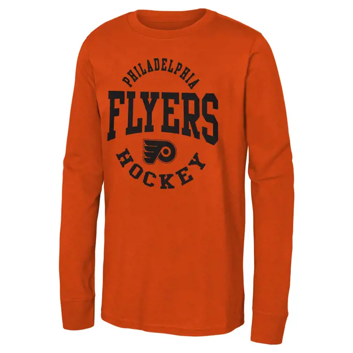 FLYERS NHL ENFANT BF AUTOUR DU QUARTIER MANCHES LONGUES TEE MOT-SYMBOLE ORG