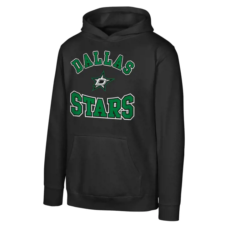 STARS NHL YOUTH BF HOME TOWN HOODIE BLK WORDMARK