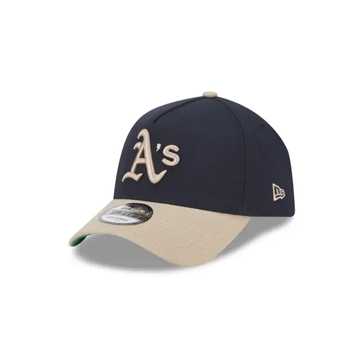 Oakland Athletics MLB NVY/CAMEL AF 9FORTY NAVY/CAMEL/KGRN