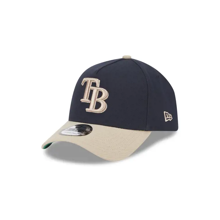 Tampa Bay Rays MLB NVY/CAMEL AF 9FORTY BLEU MARINE/CHAMEAU/VERT