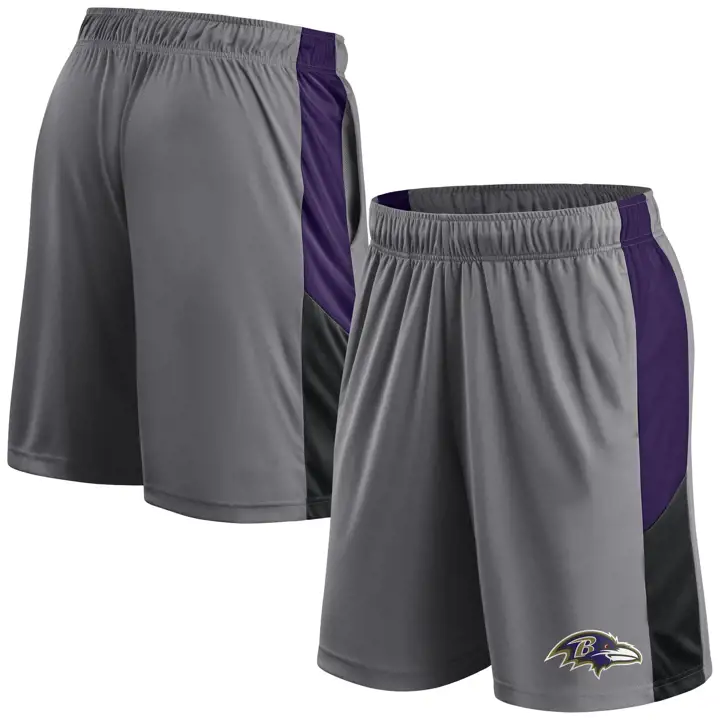 Baltimore Ravens Short Fundamental Poly Gris