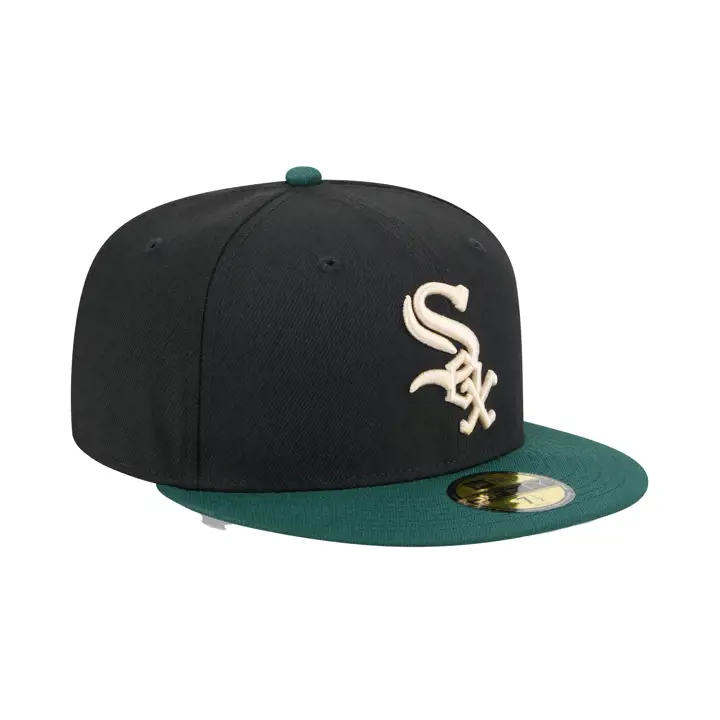 Casquette Chicago White Sox MLB Re-Dub BDG 59FIFTY NOIR/VERT FONCÉ/GRIS