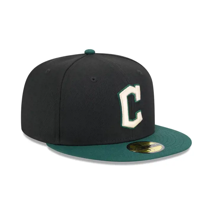 Cleveland Guardians MLB Re-Dub BDG 59FIFTY BLK/DKGRN/GRY