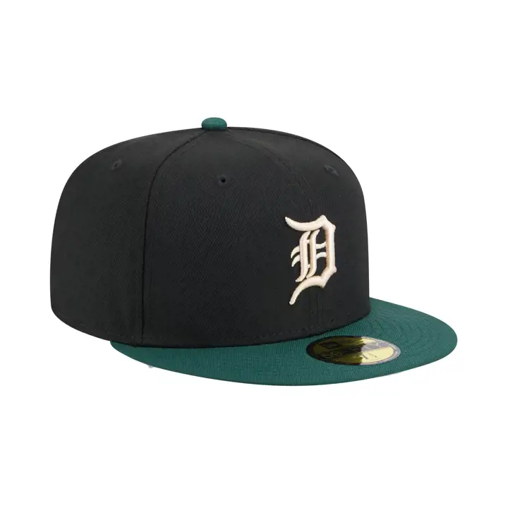 Detroit Tigers MLB Re-Dub BDG 59FIFTY BLK/DKGRN/GRY
