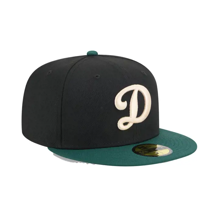 Los Angeles Dodgers MLB Re-Dub BDG 59FIFTY BLK/DKGRN/GRY