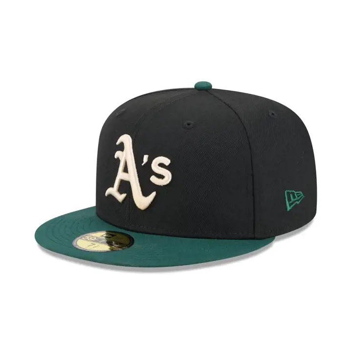 Oakland Athletics MLB Réenregistrement BDG 59FIFTY NOI/VFC/GRI