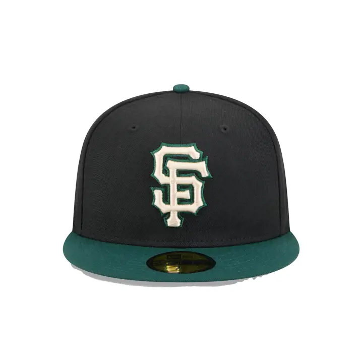Casquette BDG 59FIFTY MLB des Giants de San Francisco, coloris noir/vert foncé/gris