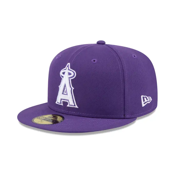 Casquette 59FIFTY violette Anaheim Angels MLB Re-Dub PUR/PUR/GRIS