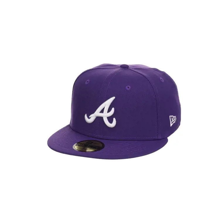 Atlanta Braves MLB Re-Dub Purple 59FIFTY VIOLET/VIOLET/GRIS