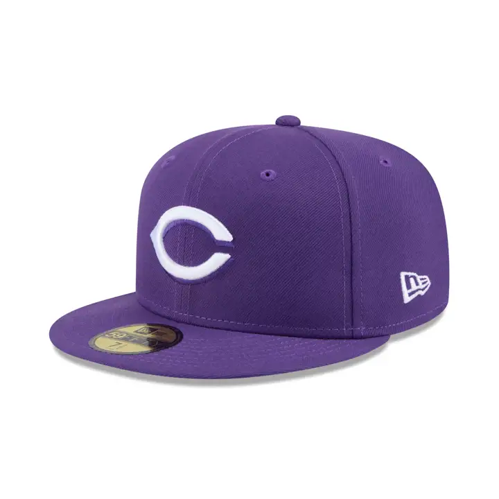 Cincinnati Reds MLB Redoublage Violet 59FIFTY VIO/VIO/GRI