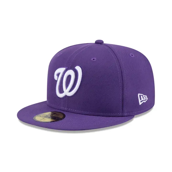 Casquette 59FIFTY MLB Washington Nationals Re-Dub Violette PUR/PUR/GRY