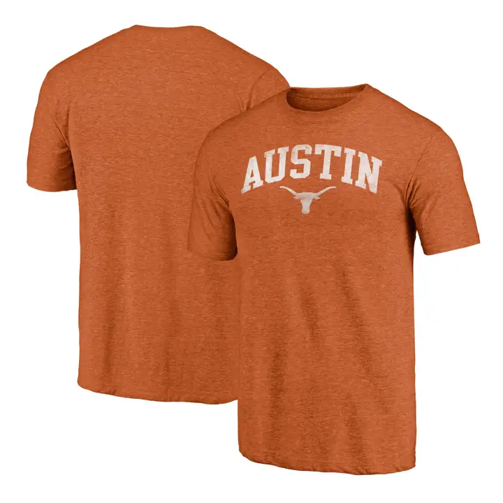 T-shirt triblended Texas Longhorns NCAA Arched City Org