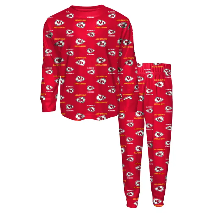 Kansas City Chiefs NFL Ensemble de pyjama enfant avec logo rouge