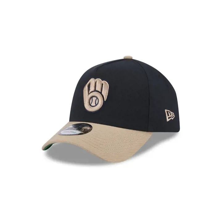Milwaukee Brewers MLB NVY/CAMEL AF 9FORTY Marine/CHAMEAU/VGRN