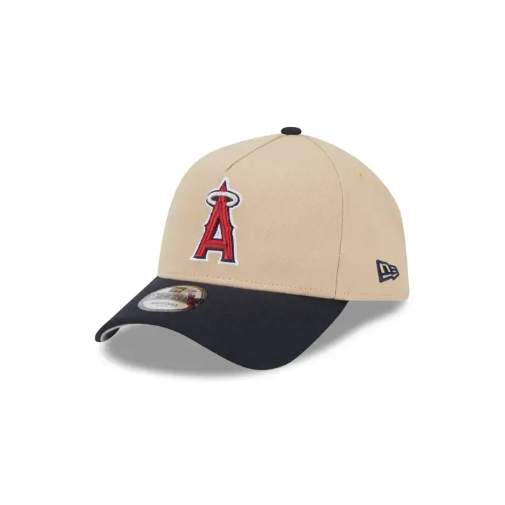 Anaheim Angels MLB PECAN CROQUANT AF 9FORTY BEIGE/BLEU MARINE/GRIS