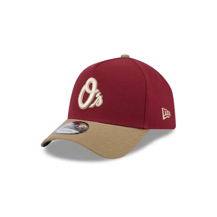 Baltimore Orioles MLB HRED/KHAKI AF 9FORTY ROUGE/KHA/KGRN
