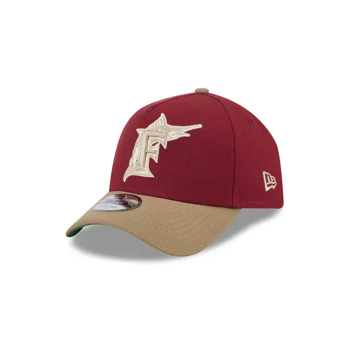 Casquette MLB 9FORTY Florida Marlins ROUGE/KHA/KGRN