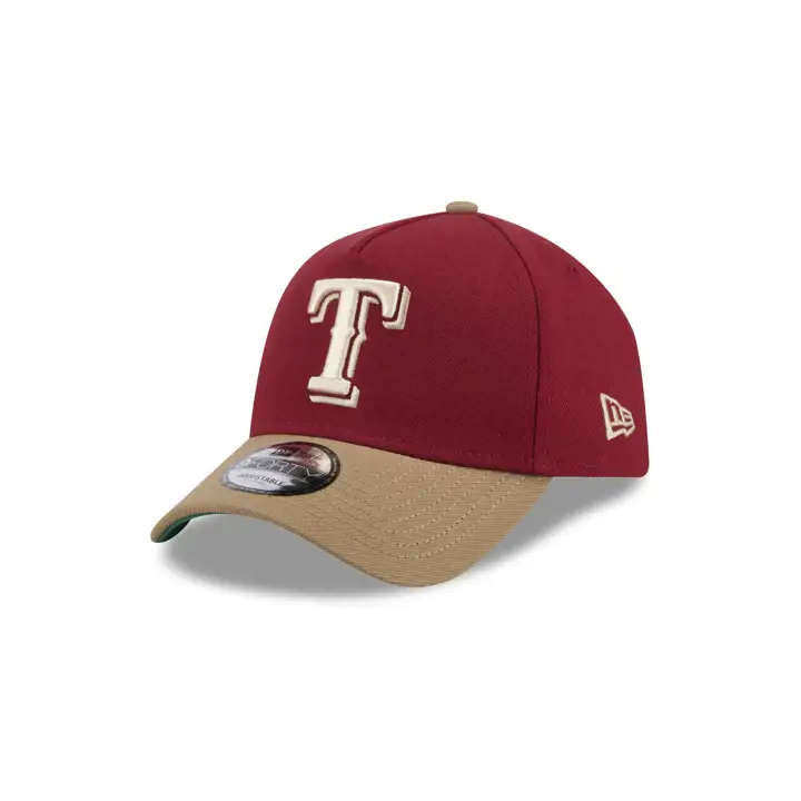 Texas Rangers MLB HRED/KHAKI AF 9FORTY ROUGE/KHA/VERTGRIS