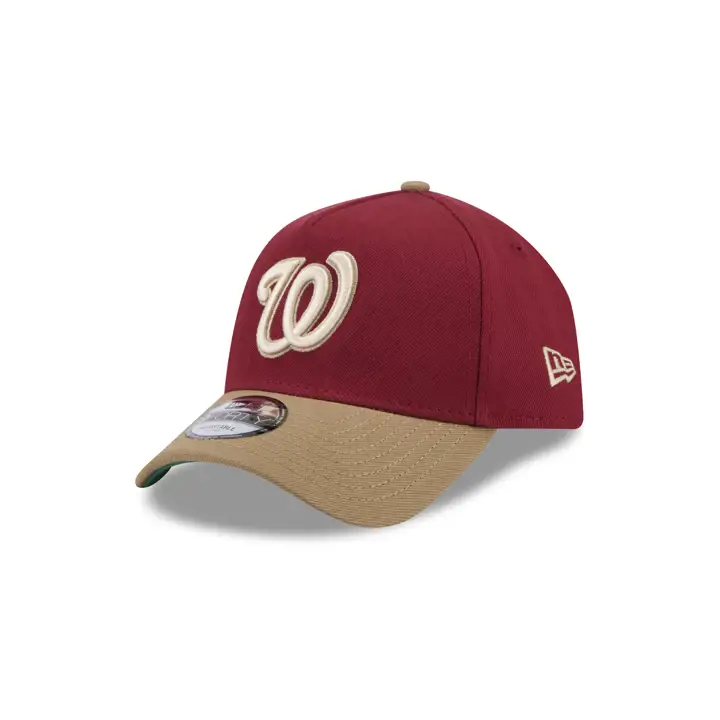 Washington Nationals MLB HRED/KHAKI AF 9FORTY ROUGE/KHA/VERTGRIS