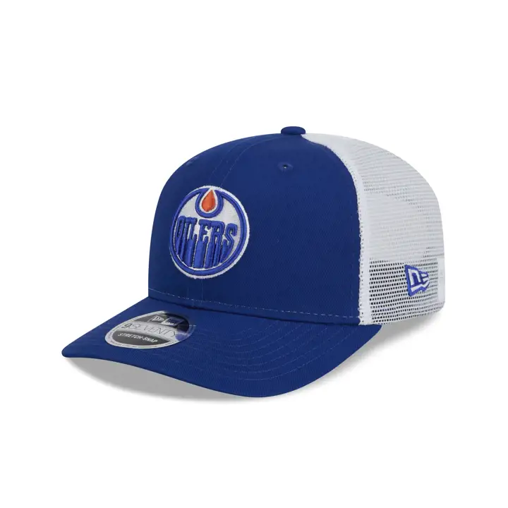 EDMONTON OILERS LNH NE 970 Casquette trucker Bleu/Bnc