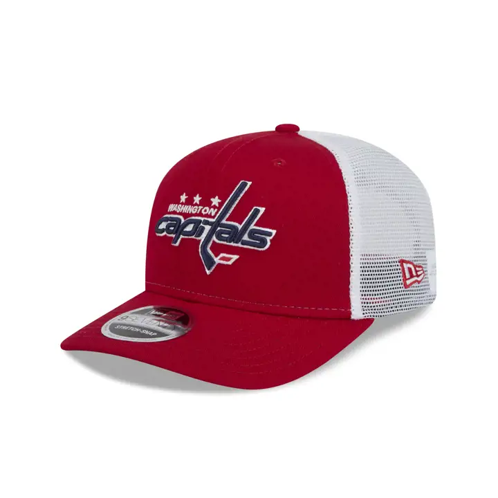 WASHINGTON CAPITALS LNH NE 970 Casquette filet Rouge/BLC
