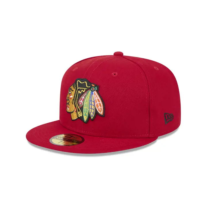 CHICAGO BLACKHAWKS NHL 59Fifty Rouge