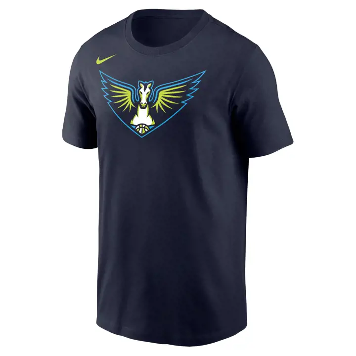 T-shirt Logo Équipe WNBA DALLAS WINGS BLEU MARINE