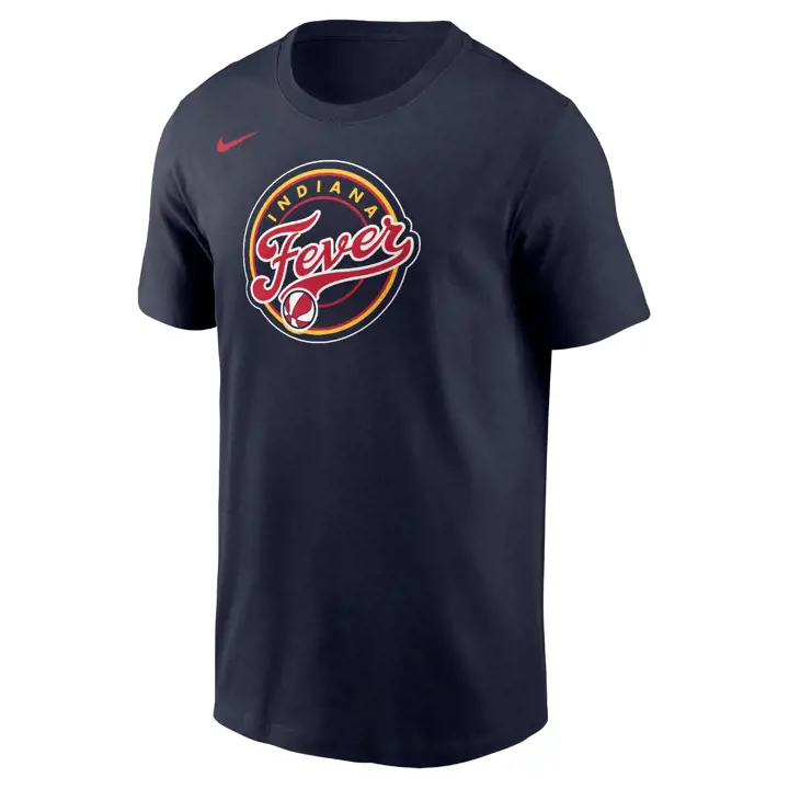 T-shirt INDIANA FEVER (Équipe WNBA) – Logo – MARINE