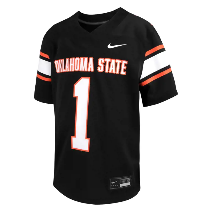 Maillot de jeu pour enfant NCAA Oklahoma State Cowboys Blk