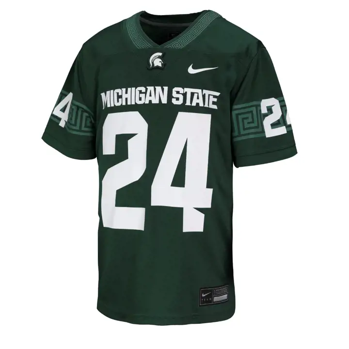 Maillot de match des Spartans de Michigan State NCAA Tod FB vert