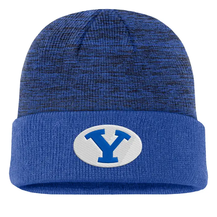 BYU Cougars NCAA NK Space Dye Cuff Knit rbl