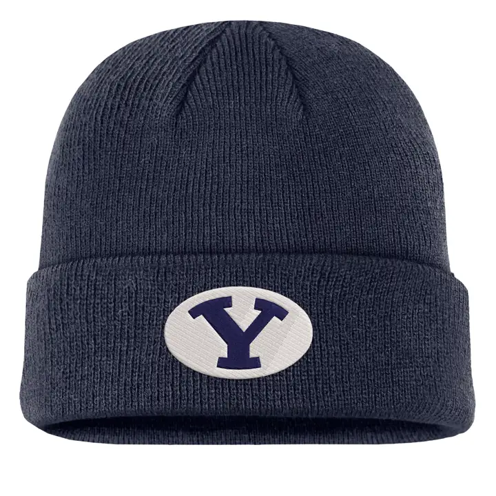 BYU Cougars NCAA NK Terra Cuff Knit navy