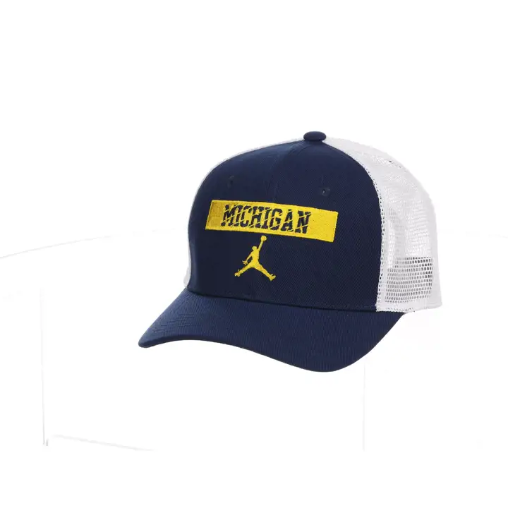 Michigan Wolverines NCAA NK Jeunesse WM Bar Trucker Bleu Marine