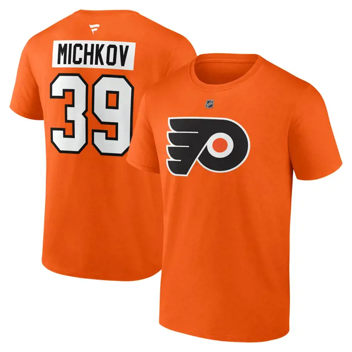 T-shirt Philadelphia Flyers LNH Authentic Stack Nom et numéro Matvei M