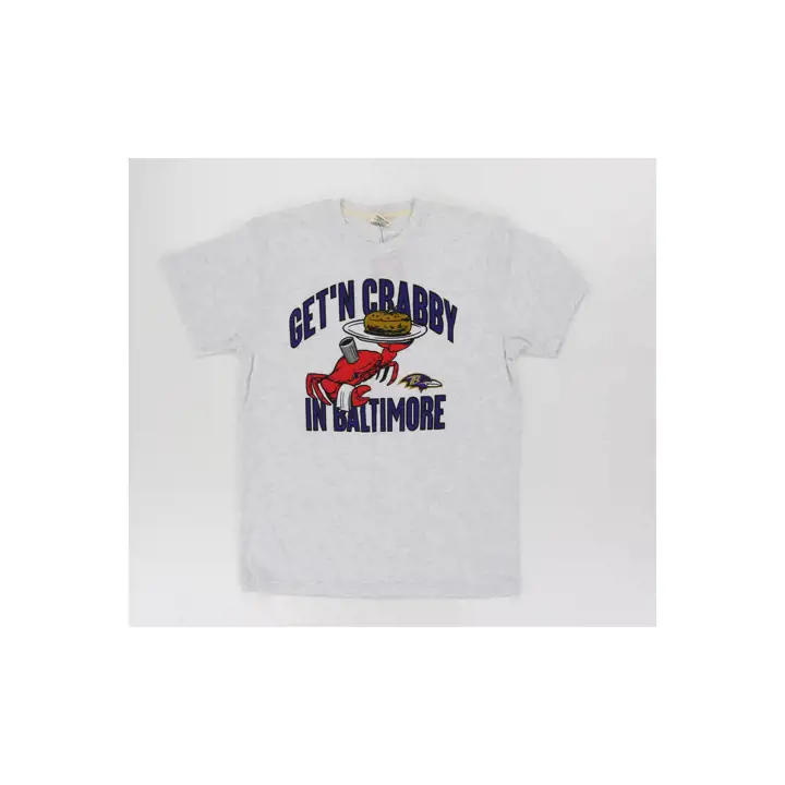 T-shirt Corbeaux Hommage Guy Fieri Corbeaux Cendré Personnage