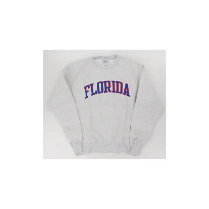 Molleton ras du cou Reverse Weave NCAA Gators de la Floride GRIS CLAIR
