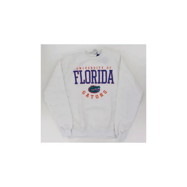 Florida Gators NCAA Powerblend Crew WHT