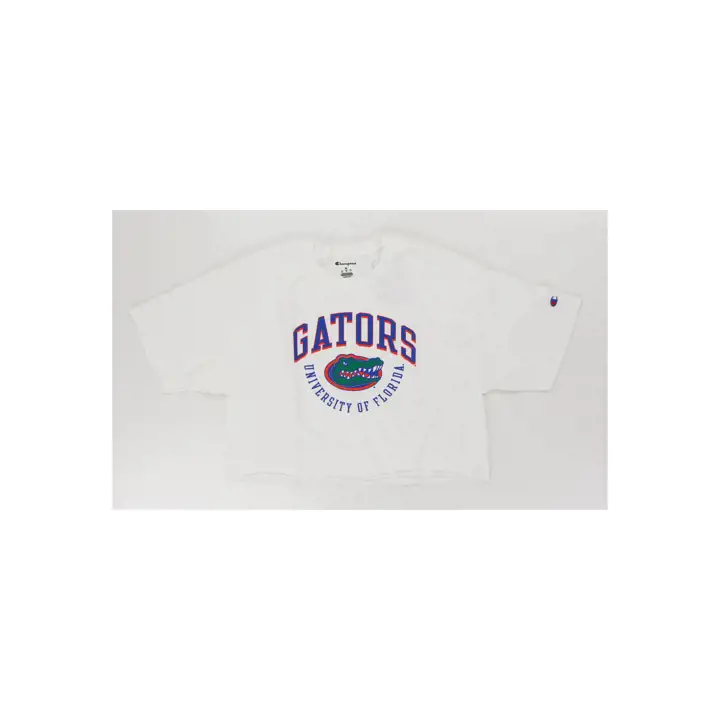 T-shirt court blanc NCAA Florida Gators pour femme