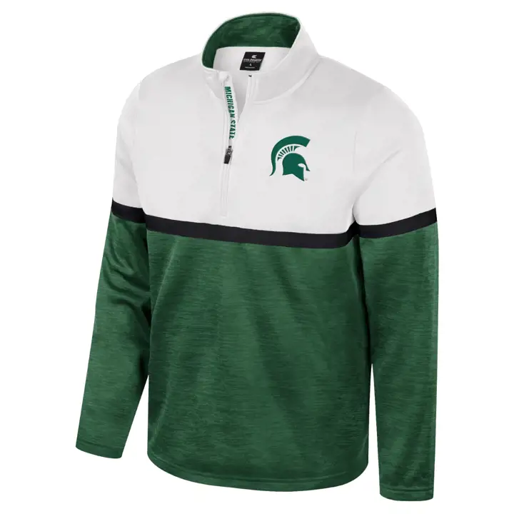Michigan State Spartans NCAA Meekus 1/4 Zip Vert