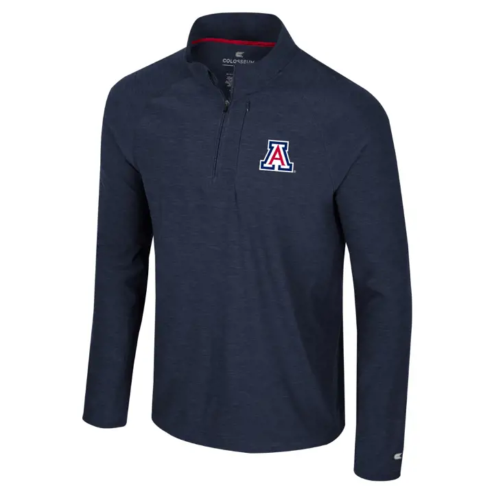 Arizona Wildcats NCAA Oh Snap 1/4 Zip Bleu Marine