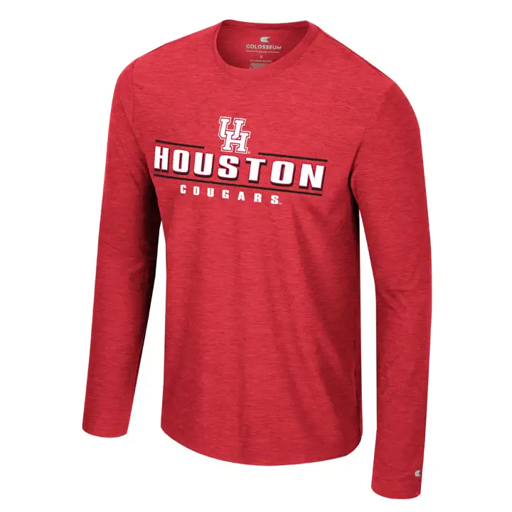 T-shirt manches longues rouge Houston Cougars NCAA Oh Snap