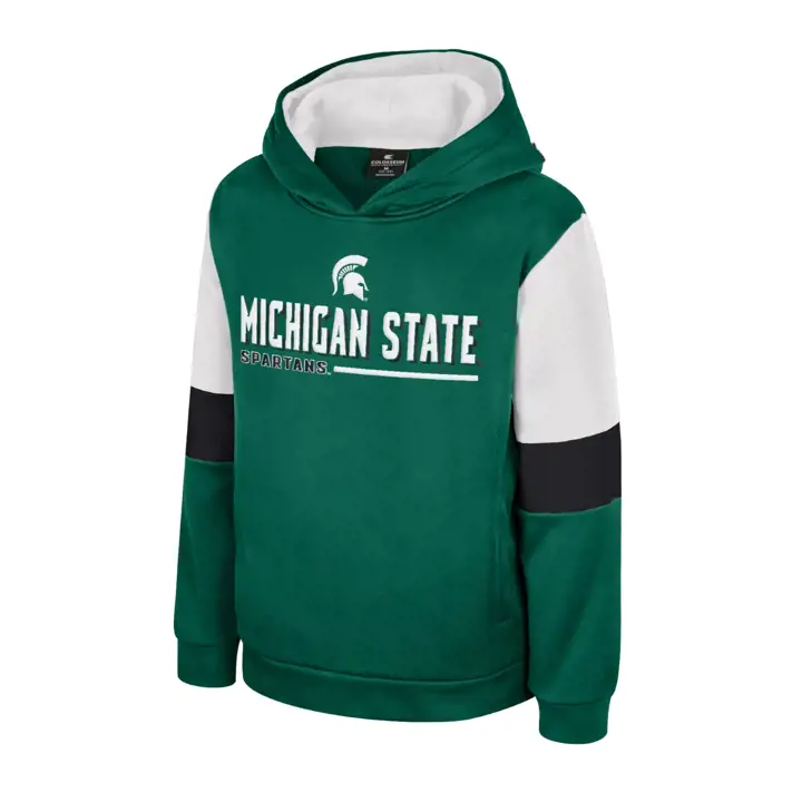 Michigan State Spartans NCAA Jeunesse Chandail à Capuchon Derek Vert