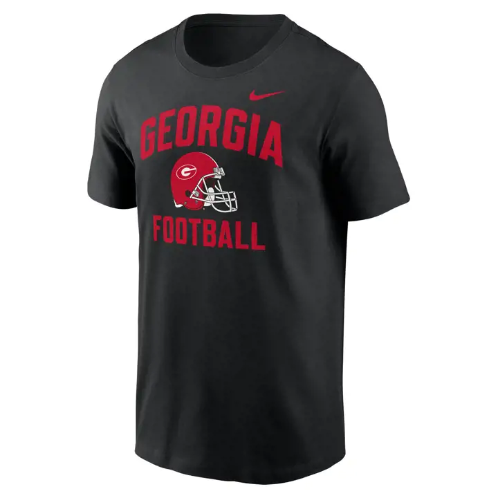 T-shirt Casque de football NCAA Georgia Bulldogs BLK