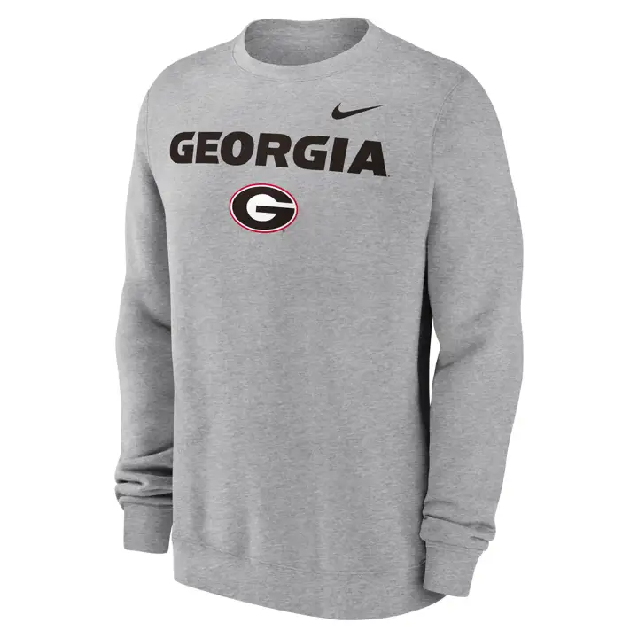 Molleton ras du cou Georgia Bulldogs NCAA Club Fleece Lockup GRIS