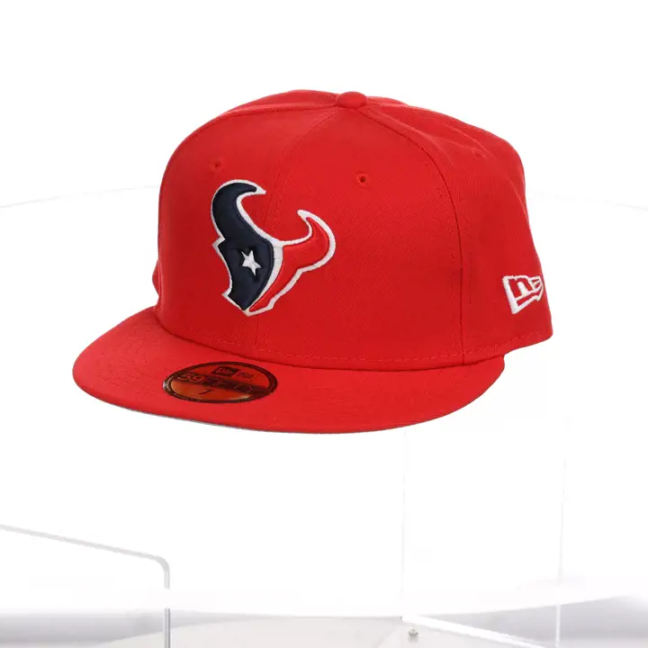 Casquette 59FIFTY Rouge Basique de l'équipe NFL des Houston Texans